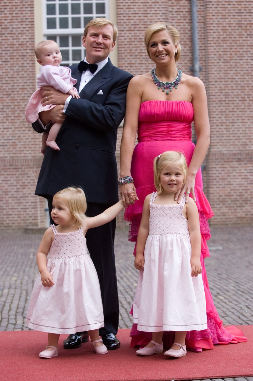 Rodina nizozemského krále Viléma-Alexandra