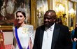 Princezna Catherine  na recepci s prezidentem Jihoafrické republiky