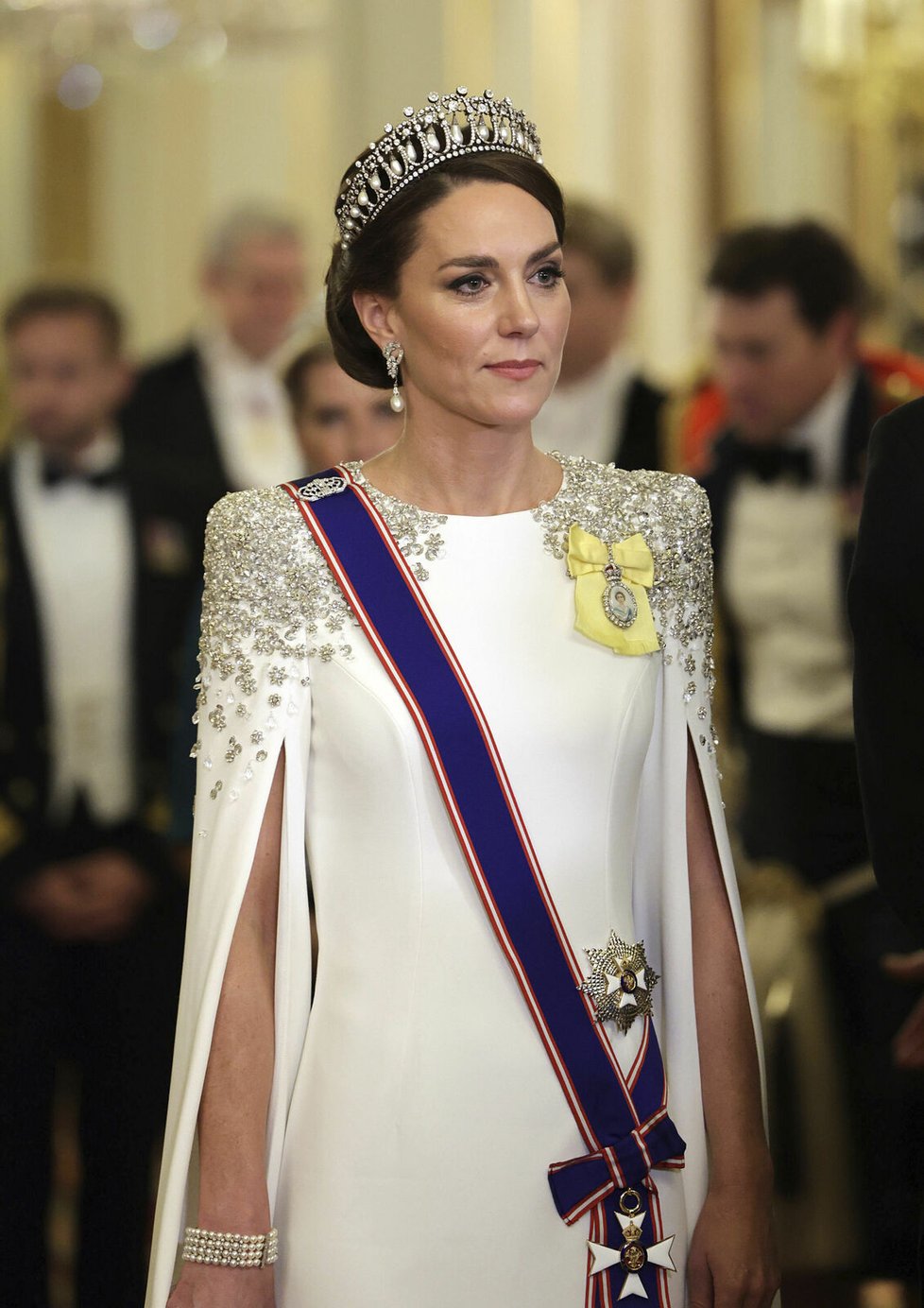 Princezna Catherine vynesla tiáru a náušnice po princezně Dianě