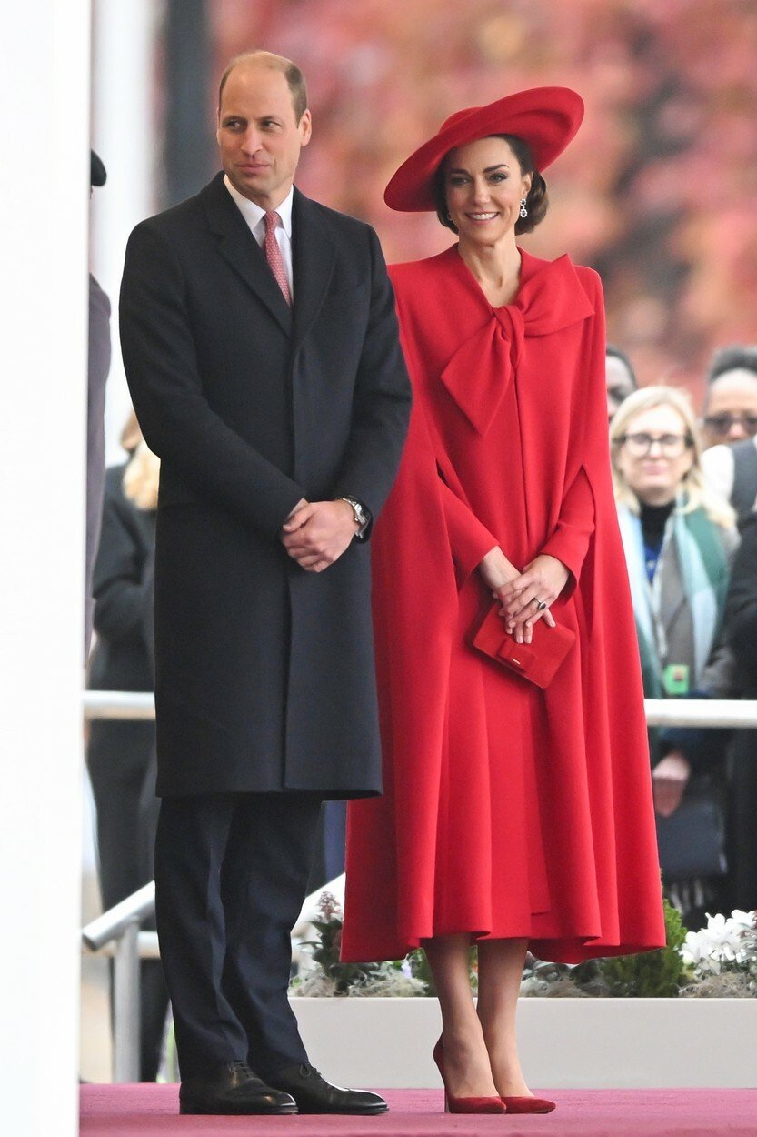 Princezna Catherine na setkání s prezidentem Koreje