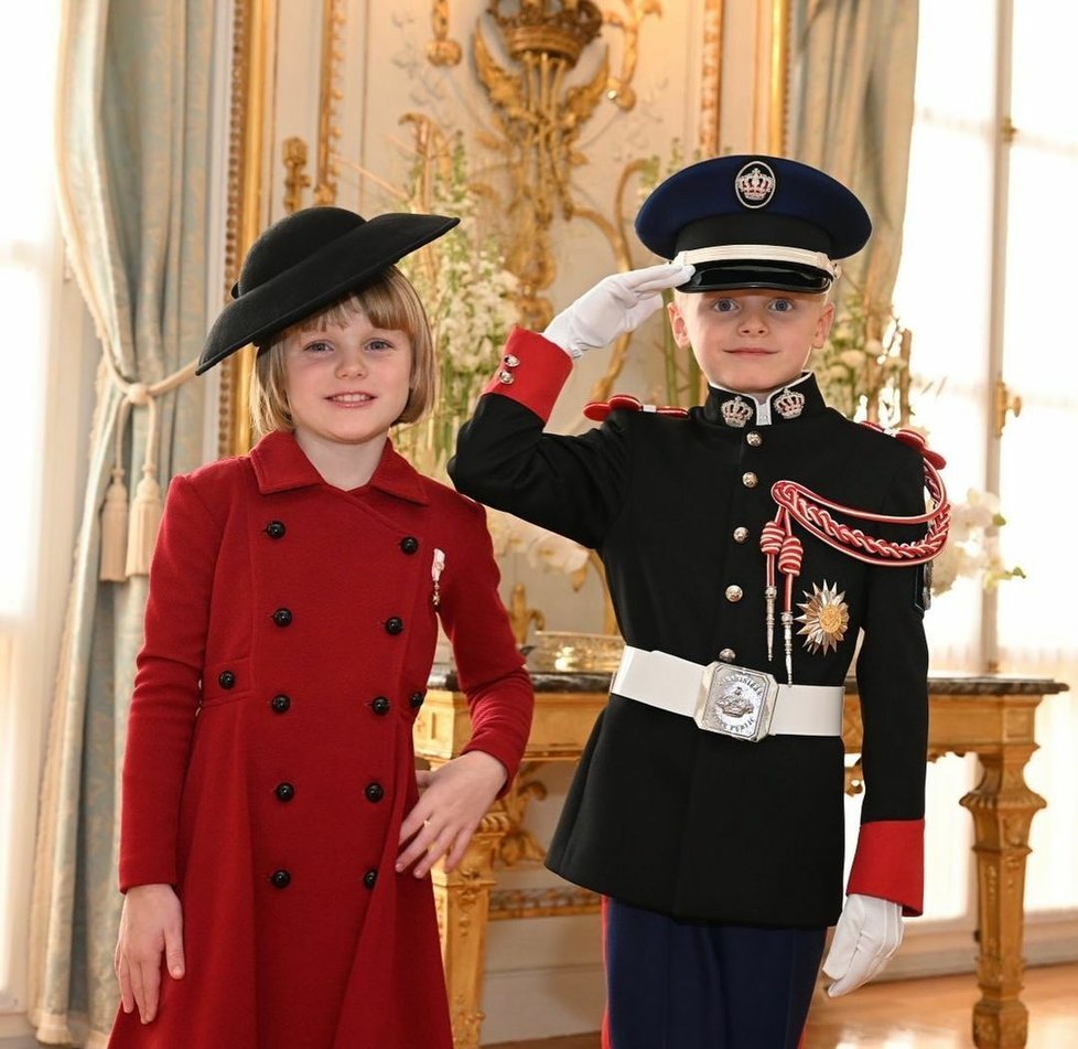 Rozkošní potomci princezny Charlene a prince Alberta