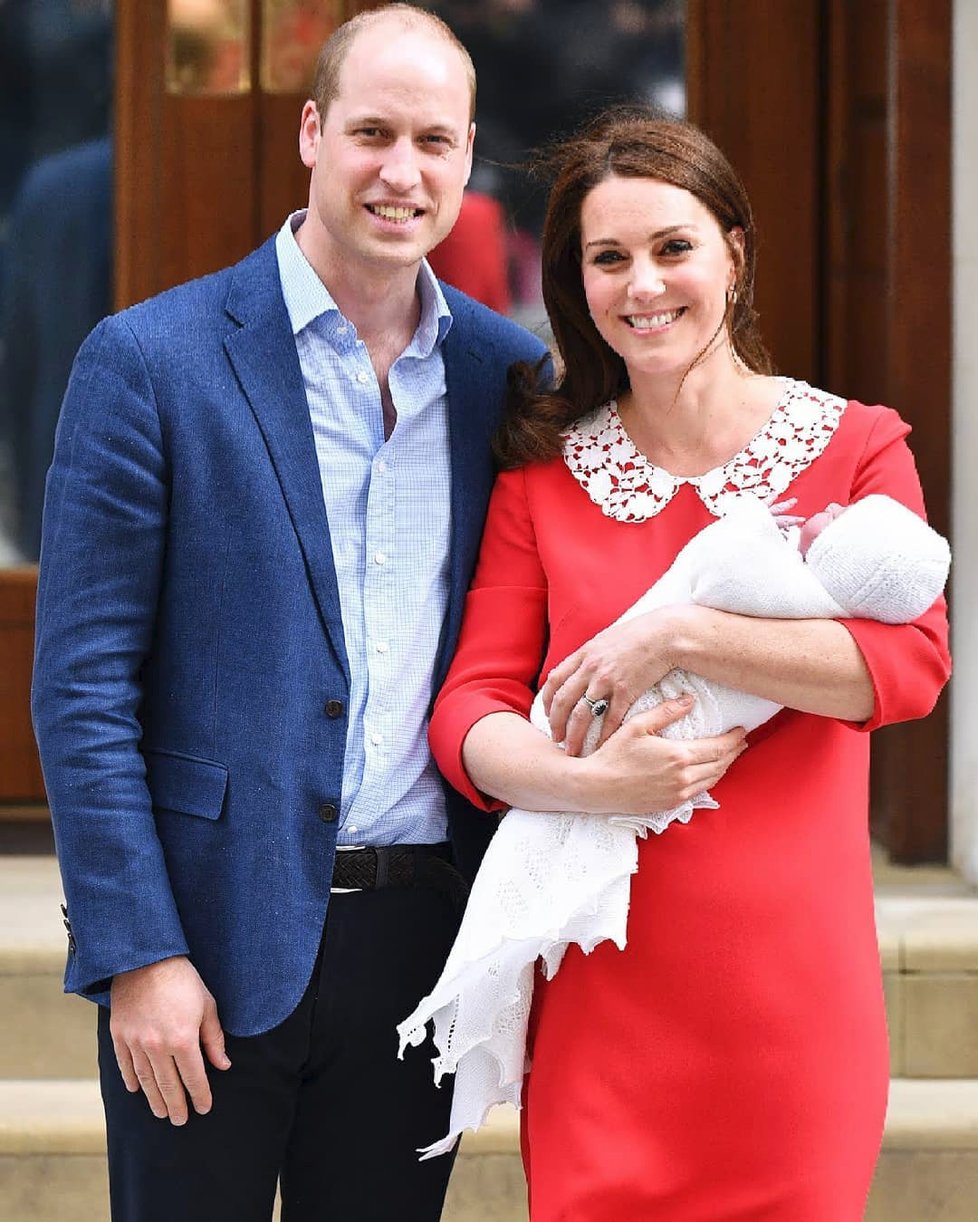 William, Kate a jejich Louis