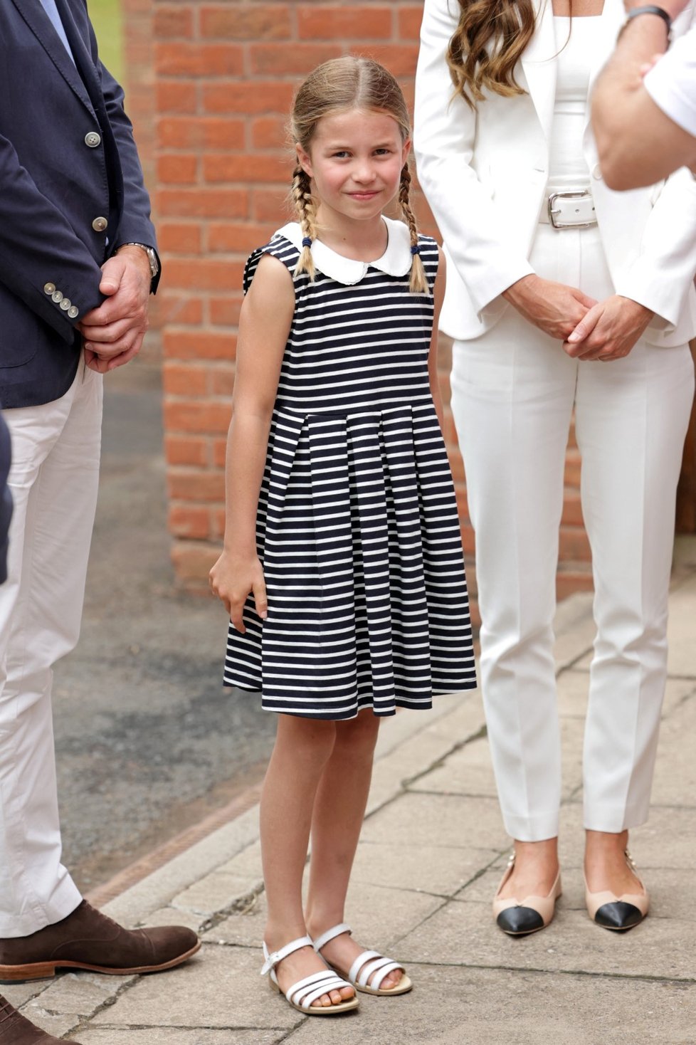 Charlotte se s maminkou Kate a taťkou Williamem účastnila Her Commonwealthu v Birminghamu