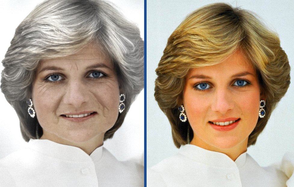 Jak by asi mohla vypadat princezna Diana jako babička?