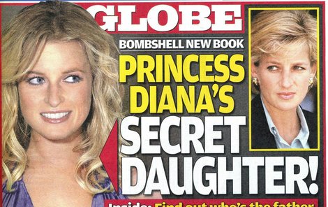 Dcera princezny Diany, jak si ji představuje nepříliš důvěryhodný americký magazín Globe.