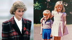 Princezna Diana s bratrem Charlesem, fotografie, kterou svět ještě neviděl