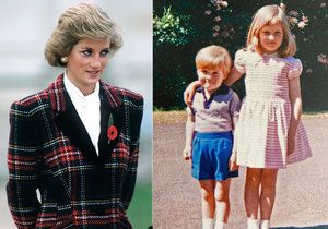 Princezna Diana s bratrem Charlesem, fotografie, kterou svět ještě neviděl
