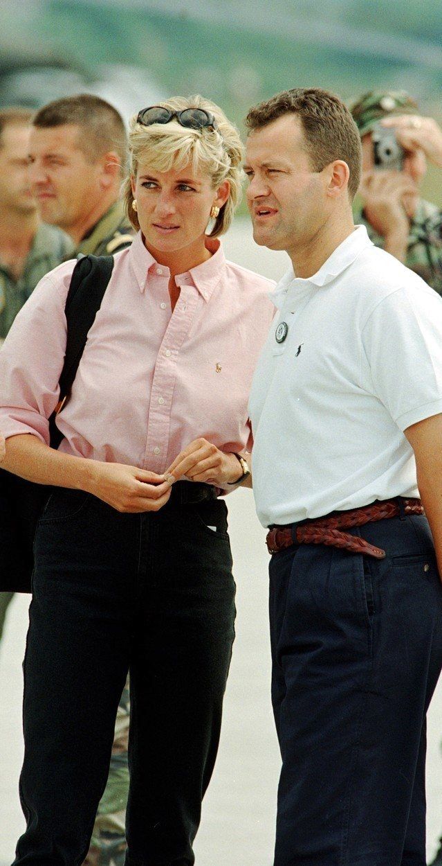 Diana se svým komorníkem Paulem Burrellem