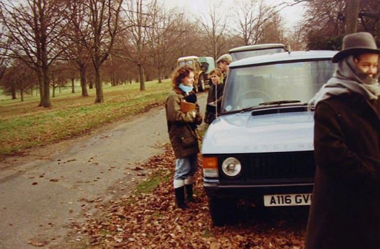 Diana na dosud nepublikovaných snímcích z počátku roku 1980 nebo 1981