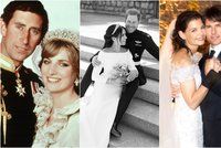 Nejdražší svatby slavných: Za kolik se vdávala Diana, Meghan nebo Katie?