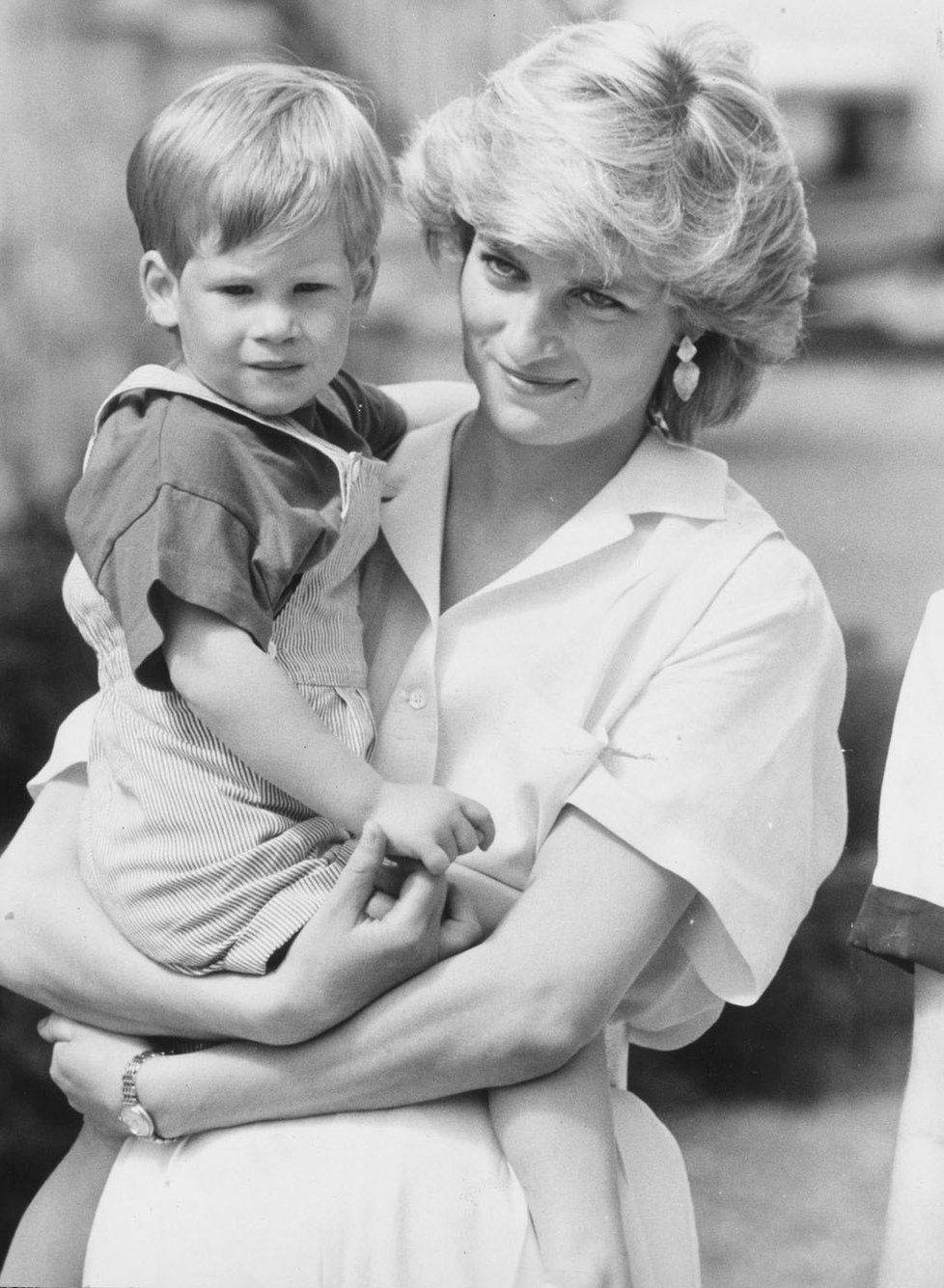 Diana s mladším synem, princem Harrym