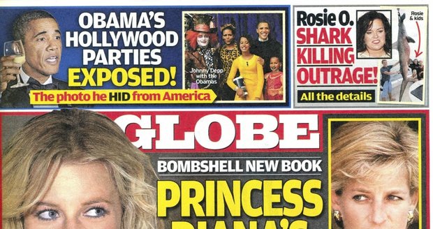 Magazín Globe přišel s informací, že má zesnulá princezna Diana utajovanou dceru