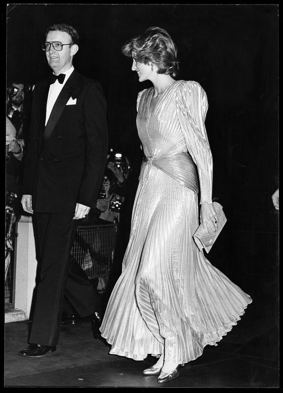 Princezna Diana na premiéře bondovky Vyhlídka na vraždu