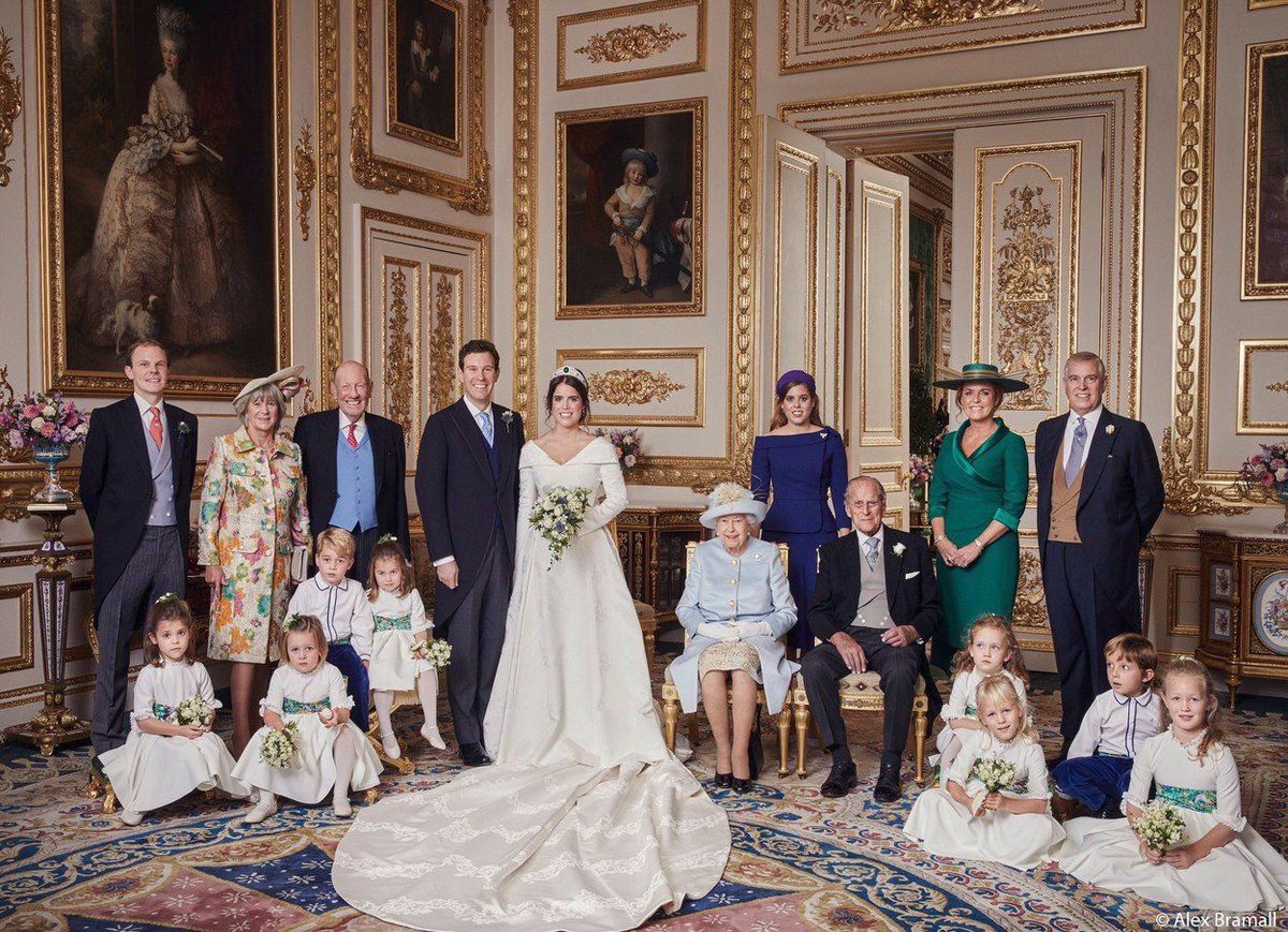 Oficiální snímek ze svatby princezny Eugenie