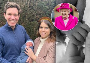 Princezna Eugenie ukázala syna Augusta Philipa.