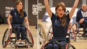 Princezna Kate se posadila na invalidní vozík a na vlastní kůži vyzkoušela pohyb handicapovaných.