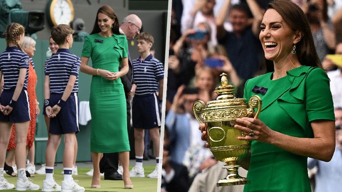 Princezna Kate na Wimbledonu