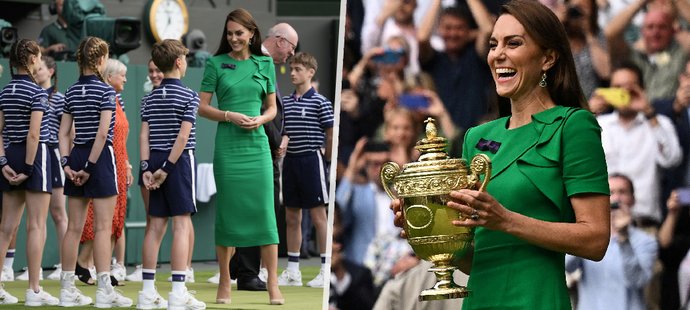 Princezna Kate na Wimbledonu