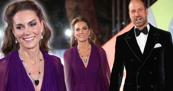 Princezna Kate po letech na červeném koberci: Ukázala šperk, který Alžběta II. odmítala, vzdala tak hold Dianě. Okouzlila Cruise i Beckhamy