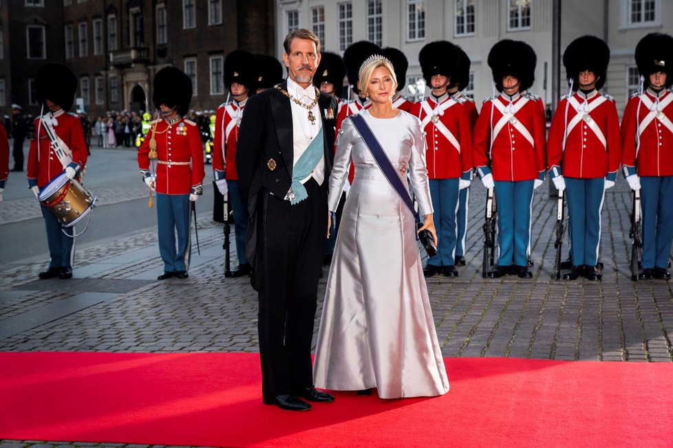 Řecký korunní princ Pavlos a princezna  Marie-Chantal