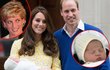 Kate a William věnovali jedno z jmen princově zesnulé matce Dianě.