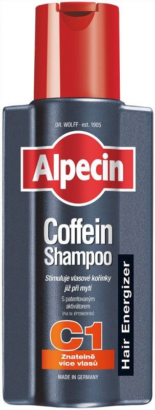 Alpecin Coffein Shampoo C1, 168 Kč. Koupíte na www.medacshop.cz.