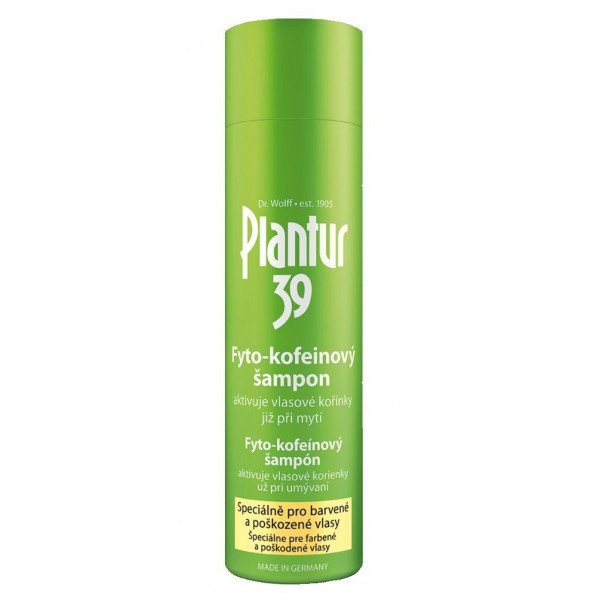 Plantur 39 Fyto-kofeinový šampon pro barvené vlasy, 298 Kč (250 ml)