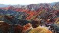 Národní geologický park Zhangye Danxia v Číně