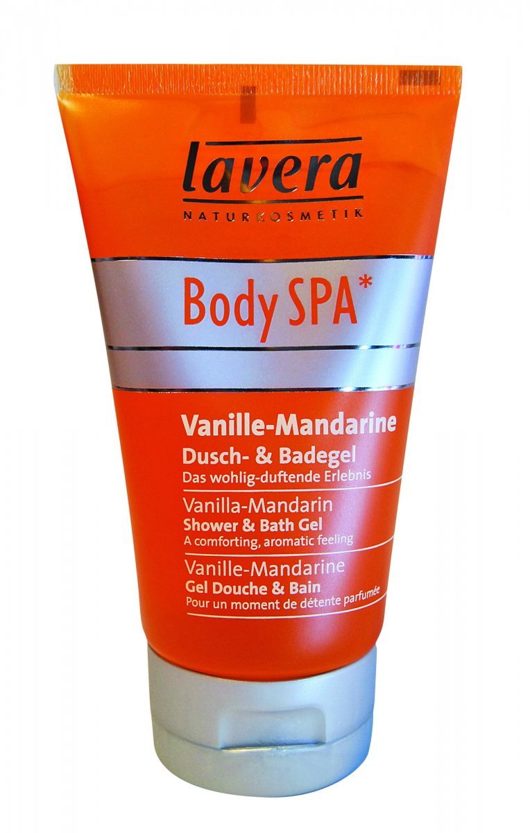 Body SPA Sprchový &amp; koupelový gel Vanilka – Mandarinka, Lavera, 175 Kč