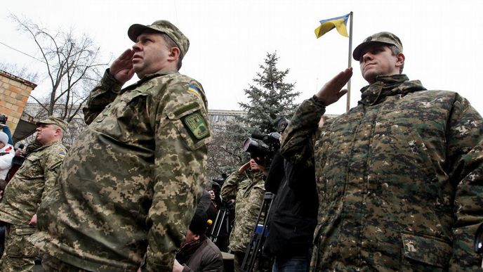 Příslušníci ukrajinské armády