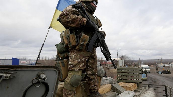 Příslušník ukrajinské armády.