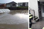 Jihomoravští hasiči měli v úterý 23. května plné ruce práce kvůli přívalovému dešti.
