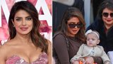 Kráska Priyanka Chopra: Poprvé ukázala svou rozkošnou dcerku!