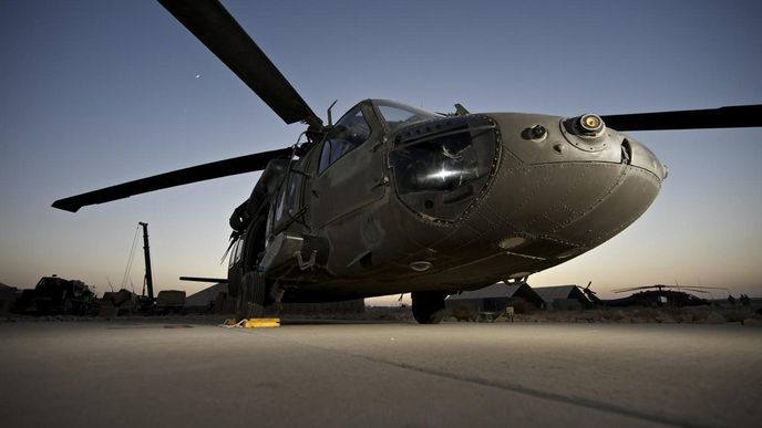 Legendární vrtulník UH-60 Black Hawk.