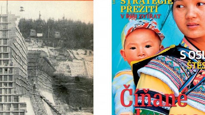 Pro srovnání: Titulní strana prvního
čísla Lidé a Země z dubna 1952
a nejnovější obálka z března 2012