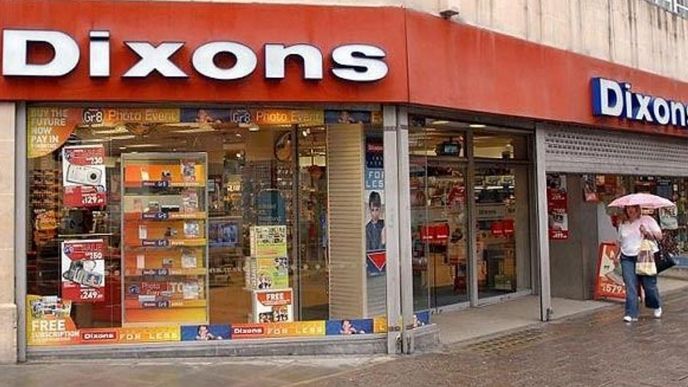 Prodejna společnosti Dixons