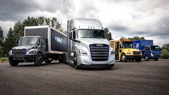 Daimler Trucks představuje elektrická vozidla značky Freightliner 