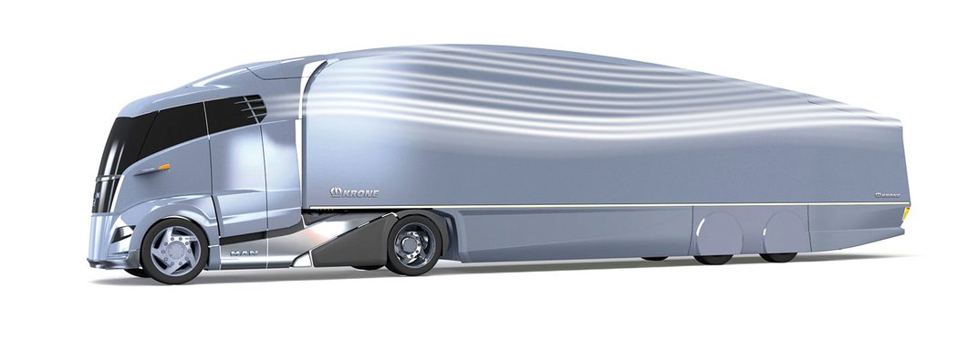 Aerodynamická studie návěsu Krone a tahače MAN Concept S by přinesla velké úspory na palivu03