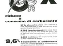 Ve srovnání s diagonálním pláštěm snižuje Michelin X spotřebu paliva o 9,6 procenta