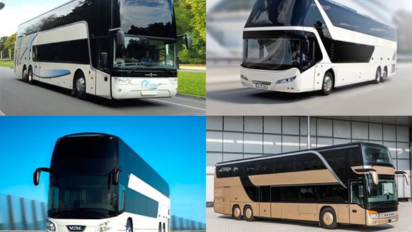 Neoplan, Setra, Van Hool a VDL: Patrový autobusový luxus (+video)