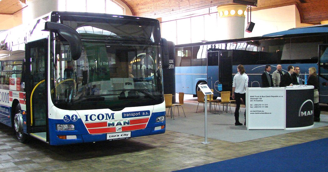 MAN využil Lion’s City k demonstraci spolupráce se společností Icom transport