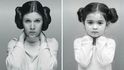 Carrie Fisher a malá Scout