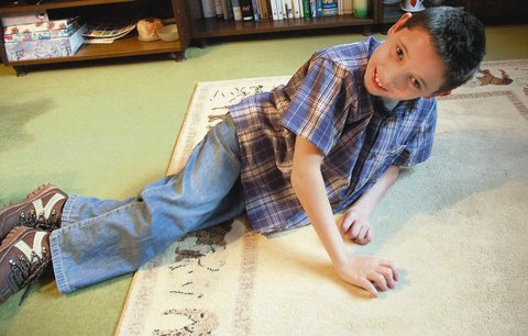 Díky Blesku může Prokop poprvé sedět bez bolesti