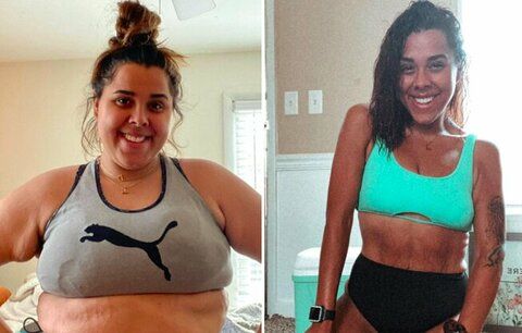 Od obezity ke kulturistice: Dívka vážila 140 kilogramů, dnes je o polovinu lehčí