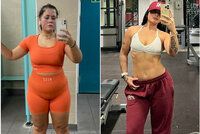 Kvůli přejídání jí začaly vypadávat vlasy. Dnes je z ní fitness trenérka s postavou snů