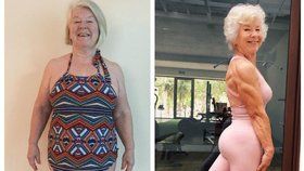 Důchodkyně se po sedmdesátce vrhla na cvičení. Její proměna vám vyrazí dech!