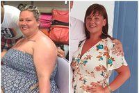 Neuvěřitelná proměna! 34 kilo je pryč, pomohla jí třífázová dieta z Facebooku