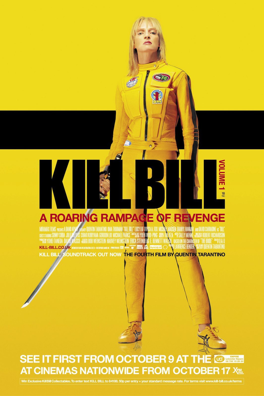 Kill Bill 2003 - ORIGINÁL: Uma Thurman (46).