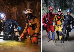 Trojice speleologů dokázala jako první proplout celou trasu Amatérské jeskyně v Moravském krasu.