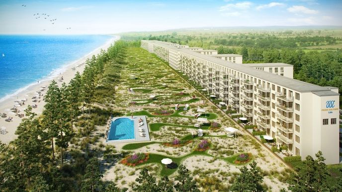 Nacistický komplex Prora na Rujáně se mění na luxusní resort